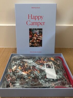 Piecework Puzzles, Happy Camper, 1,000 piece puzzle